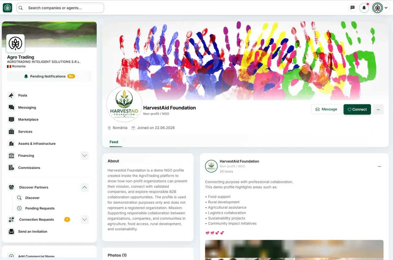 ONGs e organizações com papéis sociais ou econômicos
